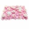 Artificial Flower Wall Pink and White Flowers Side View