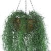 Artificial Spanish Moss Old Mans Beard Hanging Vine Basket Faux Moss Foliage and Basket