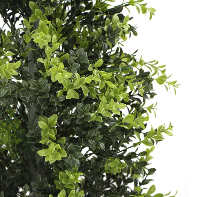 Artificial Potted Topiary Tree UV Resistant 150cm Faux Boxwood Leaves