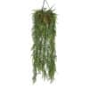 Nearly Natural Hanging Fern Basket with faux Moss Evergreen Appearance