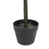 Artificial Topiary Plant with 2 Balls Faux Ficus Tree Topiary with 2 topiary Balls in a Pot