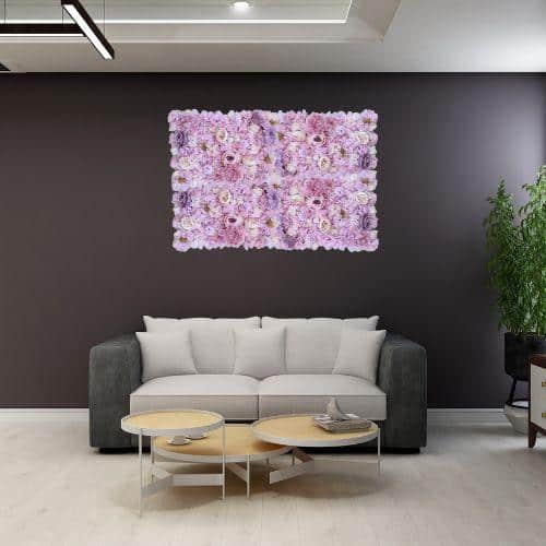 Artificial flower walls