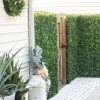 Beautiful Flowering Faux Plant Frame with Artificial Hedges
