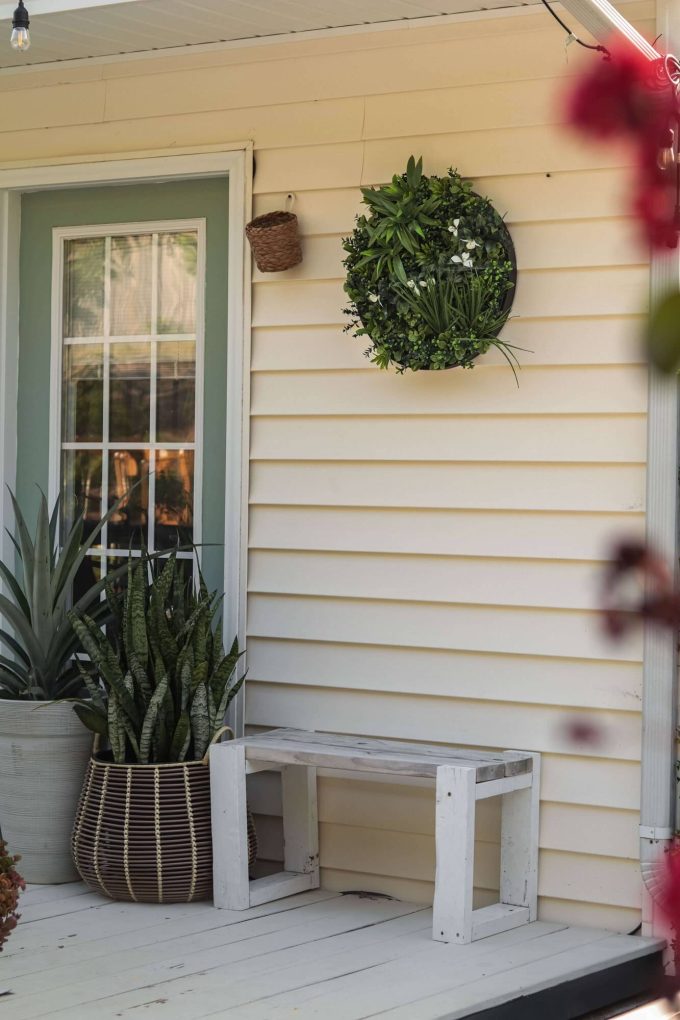 Flowering Artificial Boxwood Hedge Panel in Sydney with Wall Art Frame