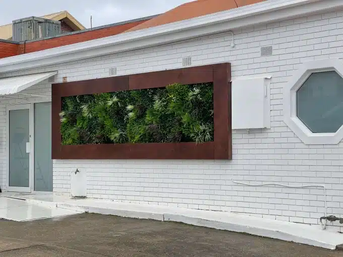 Luxury Evergreen Rainforest Recycled Vertical GardenPanels as a wall feature