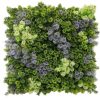 Imitation Moss Panel with Purples and Green