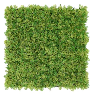 Mixed Green Moss Panels with Two-tone Green Vertical Garden Wall Panel