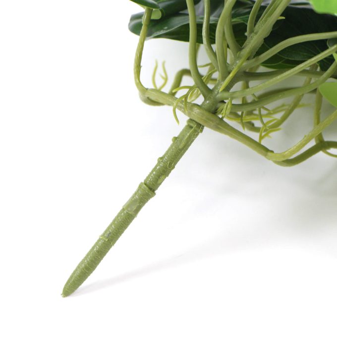 Artificial Monstera Adansonii Plant 50cm Split Philodendron Plant Faux Stem