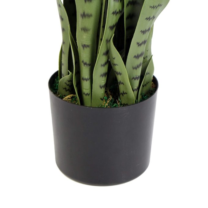 Artificial Snake Plant Sansevieria UV Resistant 85cm Potted with Stems