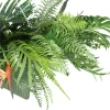 Hanging Artificial Flower Arrangement with Bird of Paradise Flower Close Up View