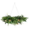 Hanging Artificial Flower Arrangement with Bird of Paradise Flower Hanging View