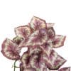 Hanging Artificial Red Variegated Tropical Ginger Plant Fake Red Plant Leaves