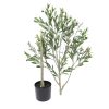 Outdoor UV Artificial Olive Tree Potted Plant 180cm