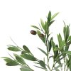 Outdoor UV Artificial Olive Tree Potted Plant With Olives