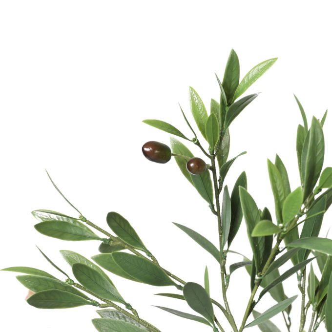Outdoor UV Artificial Olive Tree Potted Plant With Olives