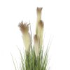 Potted Flowering Artificial Foxtail Plant 110cm Flowering Plants