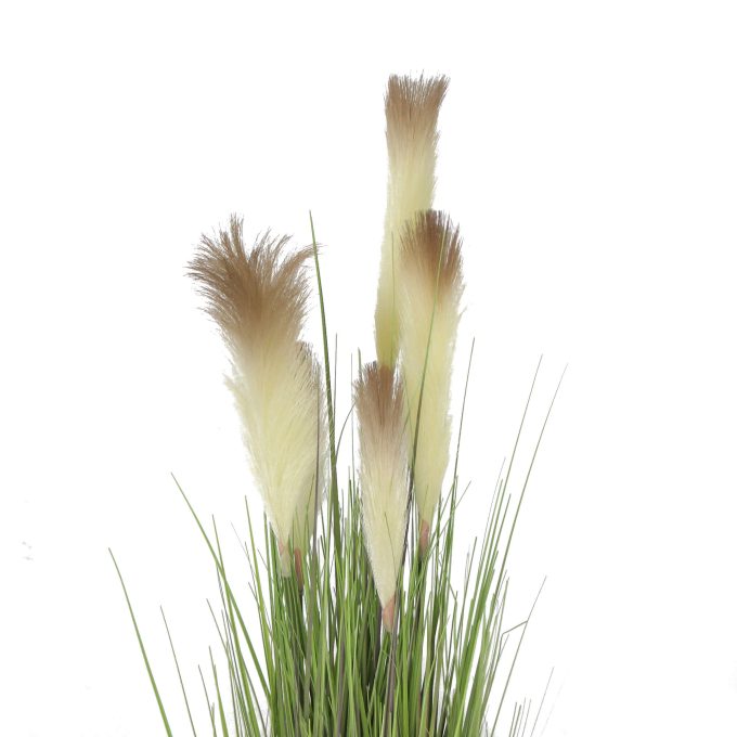 Potted Flowering Artificial Foxtail Plant 110cm Flowering Plants