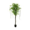 White Flowering Artificial Wisteria 180cm