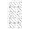 Set of 25 12cm Long Hanging S Hook