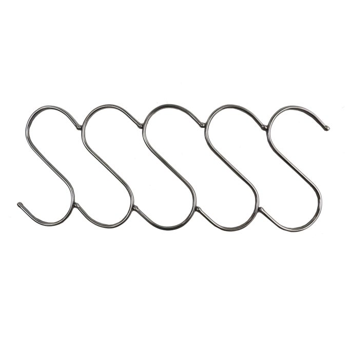 Stainless steel hanging S Hooks 5 pieces