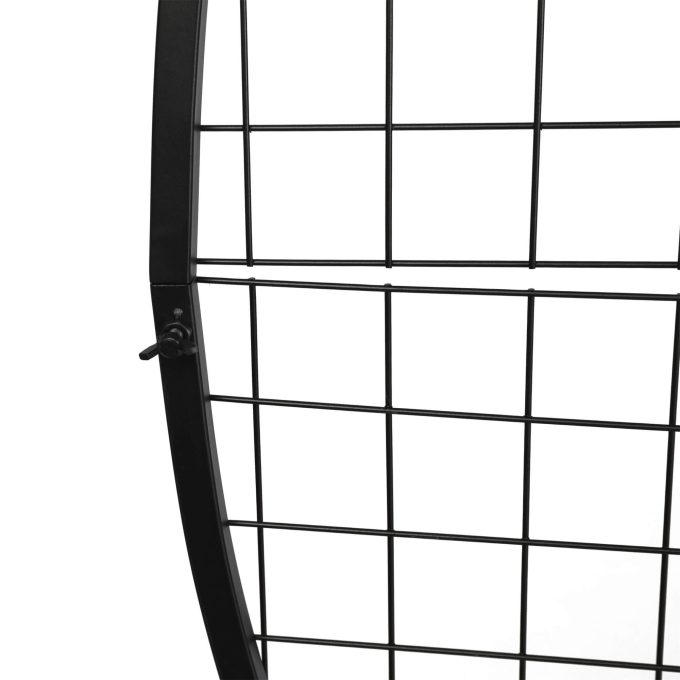 Artificial Flower Wall Event Stand Black Side of Frame