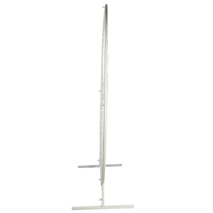 Artificial Flower Wall Event Stand White Metal Circle Stand