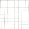 Artificial Flower Wall Event Stand White Metal Circle Stand Mesh