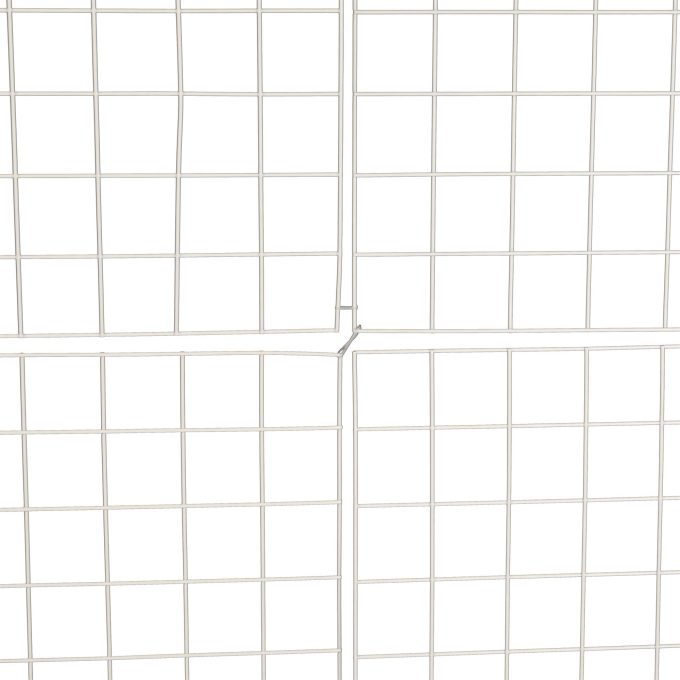 Artificial Flower Wall Event Stand White Metal Circle Stand Mesh