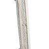 Artificial Flower Wall Event Stand White Metal Circle Stand Side View