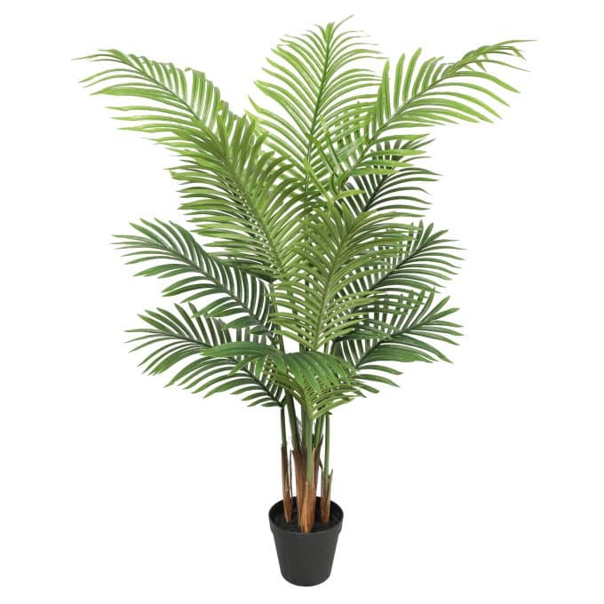 Faux Potted Areca Tree with Nearly Natural Palm Leaves
