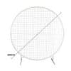Sturdy Circular Flower Wall Event Stand 200cm Diameter (White-Frame)