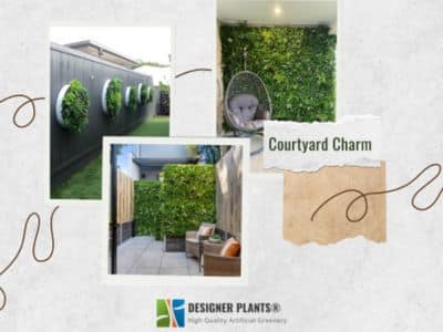 Small modern garden ideas for courtyards