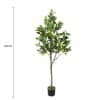 Artificial Lemon Tree (Potted) With Lemons 150cm
