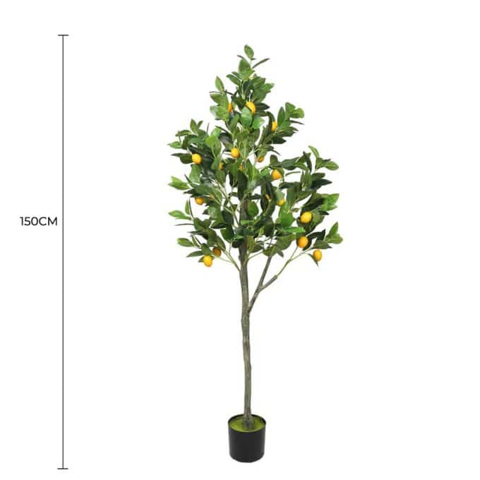 Artificial Lemon Tree (Potted) With Lemons 150cm
