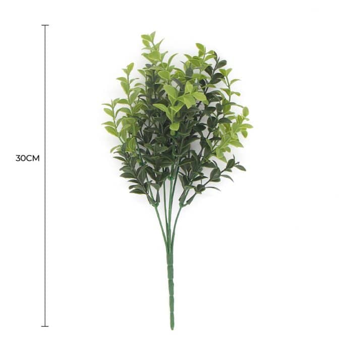 Artificial Rounded Boxwood Stem UV 30cm