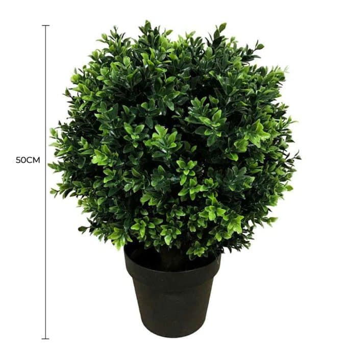 Artificial Topiary Shrub (Hedyotis) UV Resistant 50CM