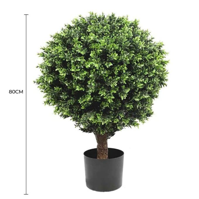 Artificial Topiary Shrub (Hedyotis) UV Resistant 80CM