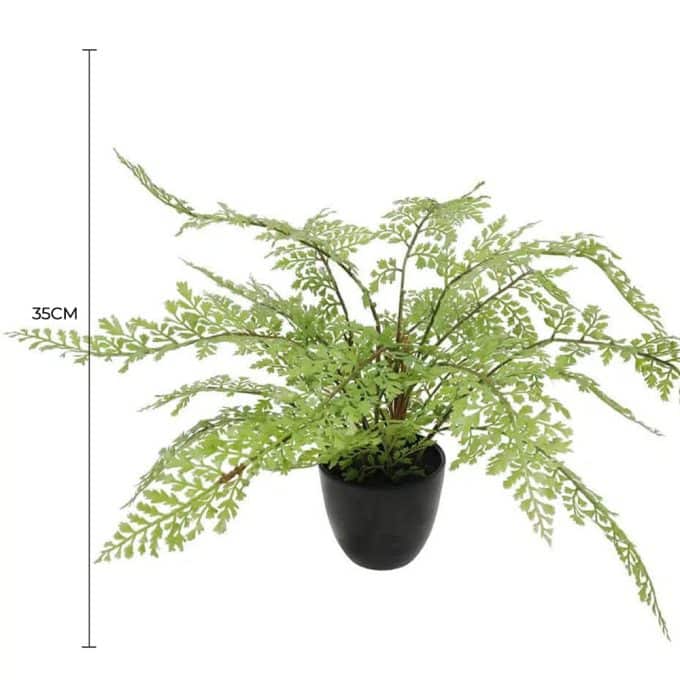 Faux Small Potted Fern 35cm
