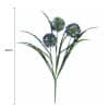 Lush Flowering Purple Hydrangea Stem 35cm UV Resistant