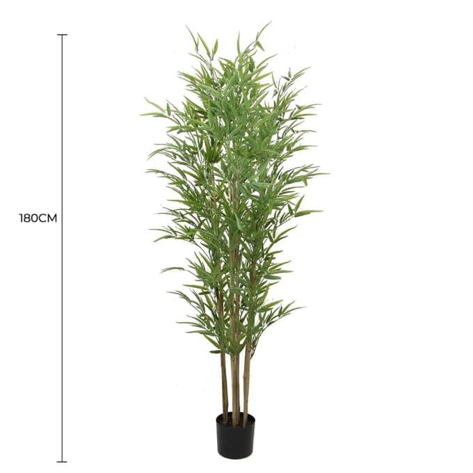 Natural Bamboo Trunk (Real Touch Leaves) 180cm