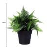 Small Potted Artificial Persa Boston Fern Plant UV Resistant 20cm