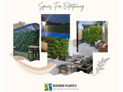 garden entertaining spaces
