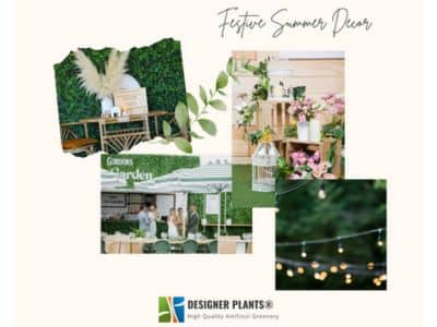 festive summer decor for the garden