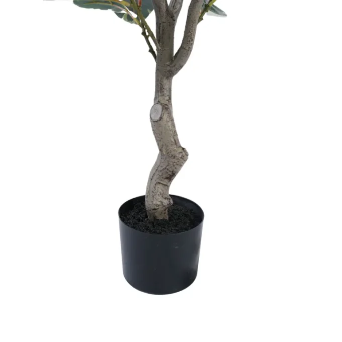 Artificial Ficus Tree / Faux Rubber Plant Potted Branch in Pot
