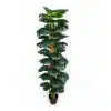 Realistic faux Monstera, a towering green addition to any indoor space.