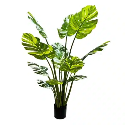 artificial green banana plant