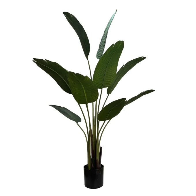 artificial green banana plant