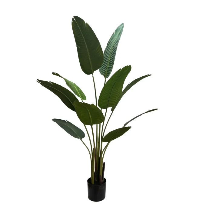 artificial green banana plant