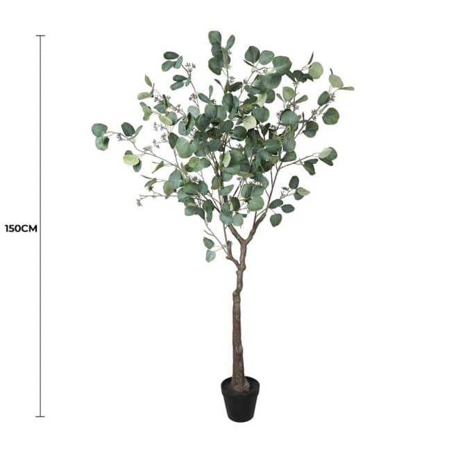 Artificial Eucalyptus Tree Red Box Eucalyptus Polyanthemos 150cm