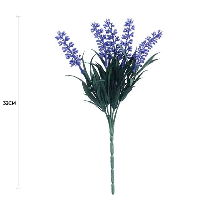 Artificial Lavender Stem (Impress-Lavender) UV Resistant 32cm